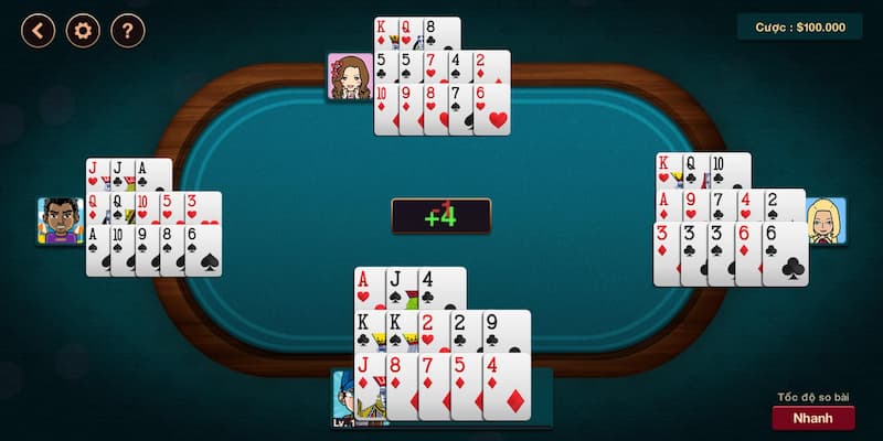 Trả lời thắc mắc của người chơi game Mậu Binh tại 009